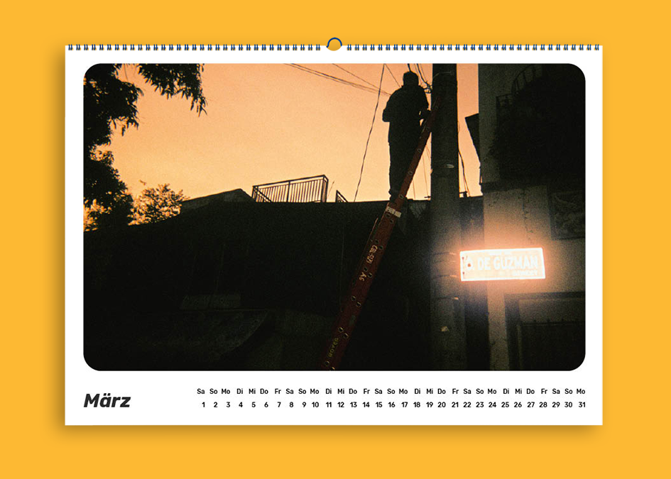 Kalender 2025 - 2 Wochen Schule