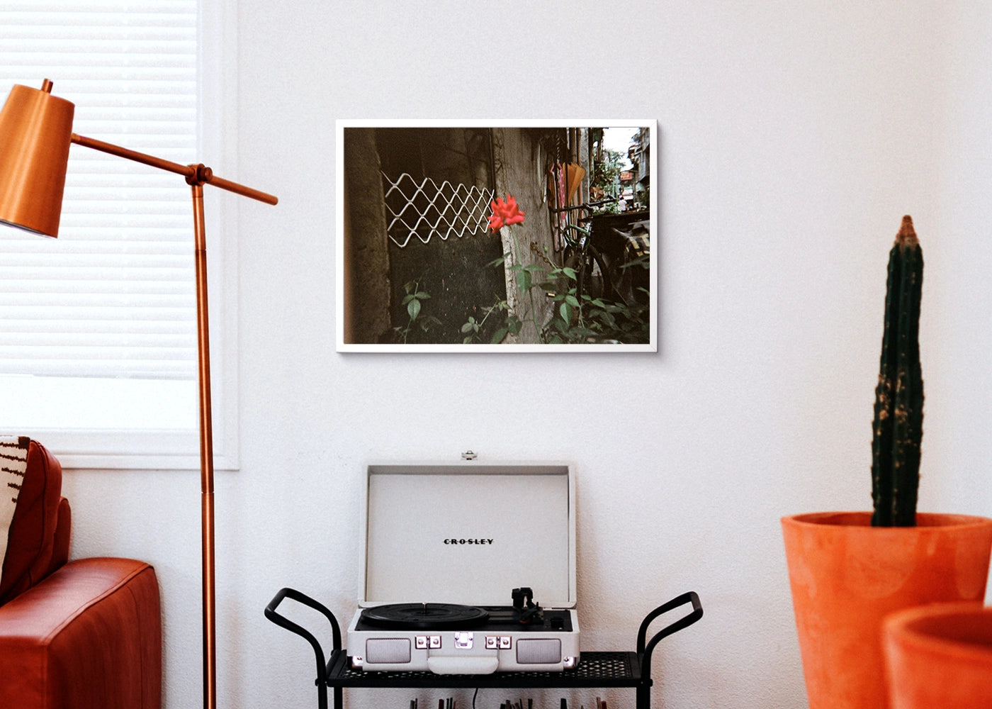 Alexandria Bello - Red Dot - Print poster DinA3 - white frame - Project See What I See