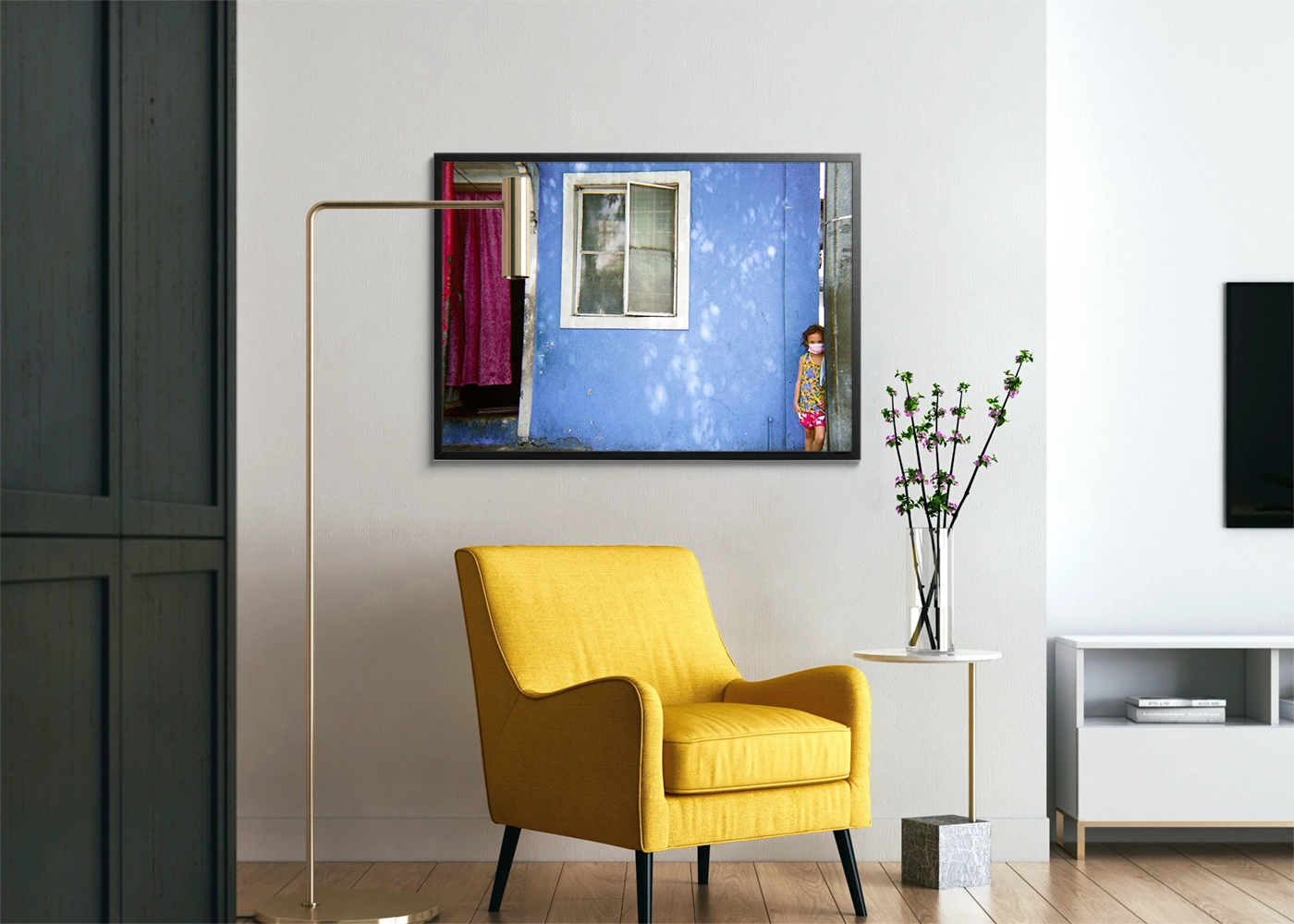 Chryslin Realino - Corner - Print Original Black - Project See What I See