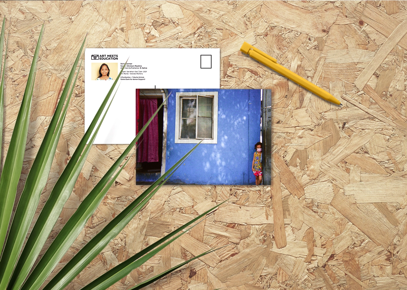 Chryslin Realino - Corner- Print Postcard DinA6 - Project See What I See