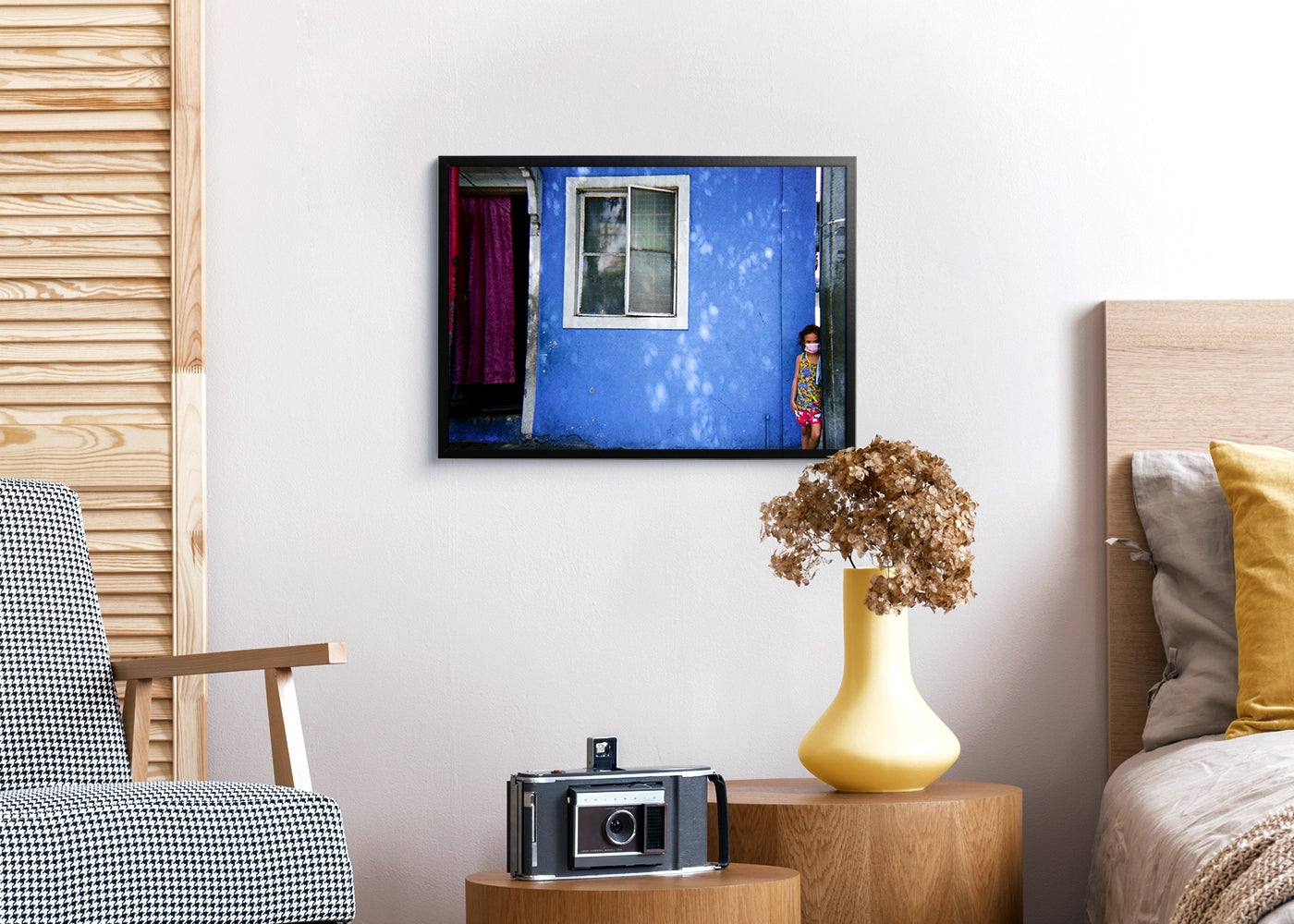 Chryslin Realino - Corner - Print Poster DinA3 frame (black) - Project See What I See