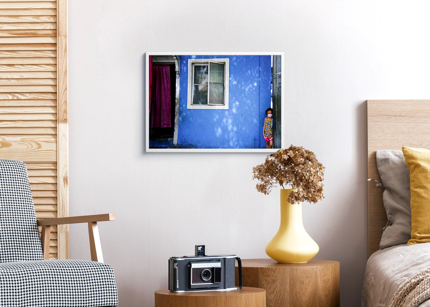 Chryslin Realino - Corner - Print Poster DinA3 frame (white) - Project See What I See