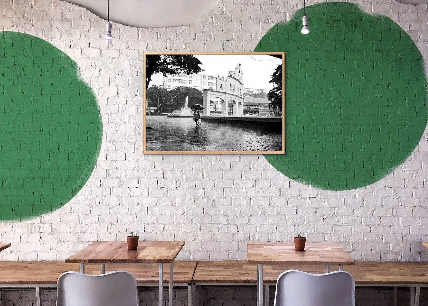 Cris Lorence Magno - Bresson - Print original in oak frame - Hommage