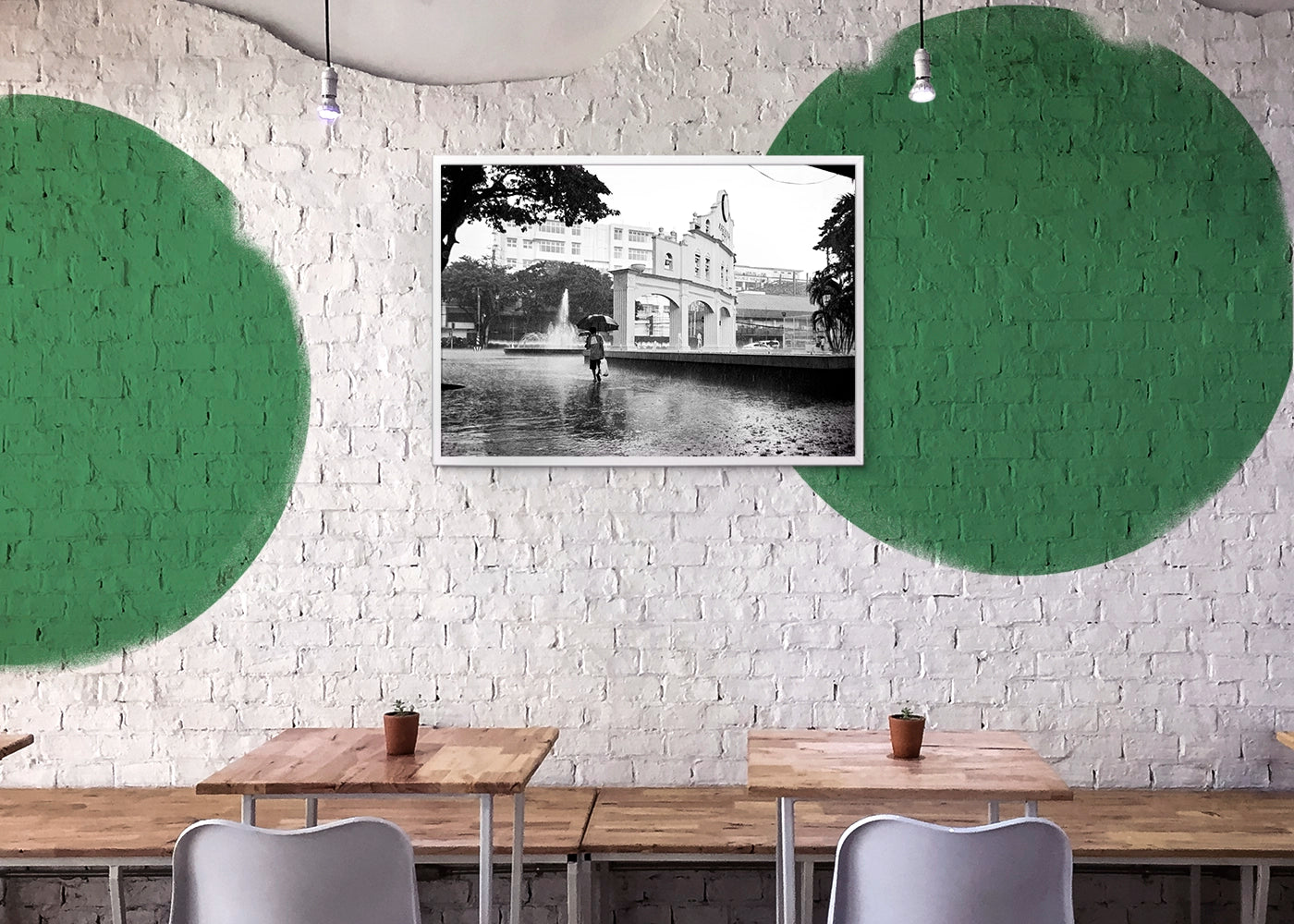 Cris Lorence Magno - Bresson - Print original in white frame - Hommage