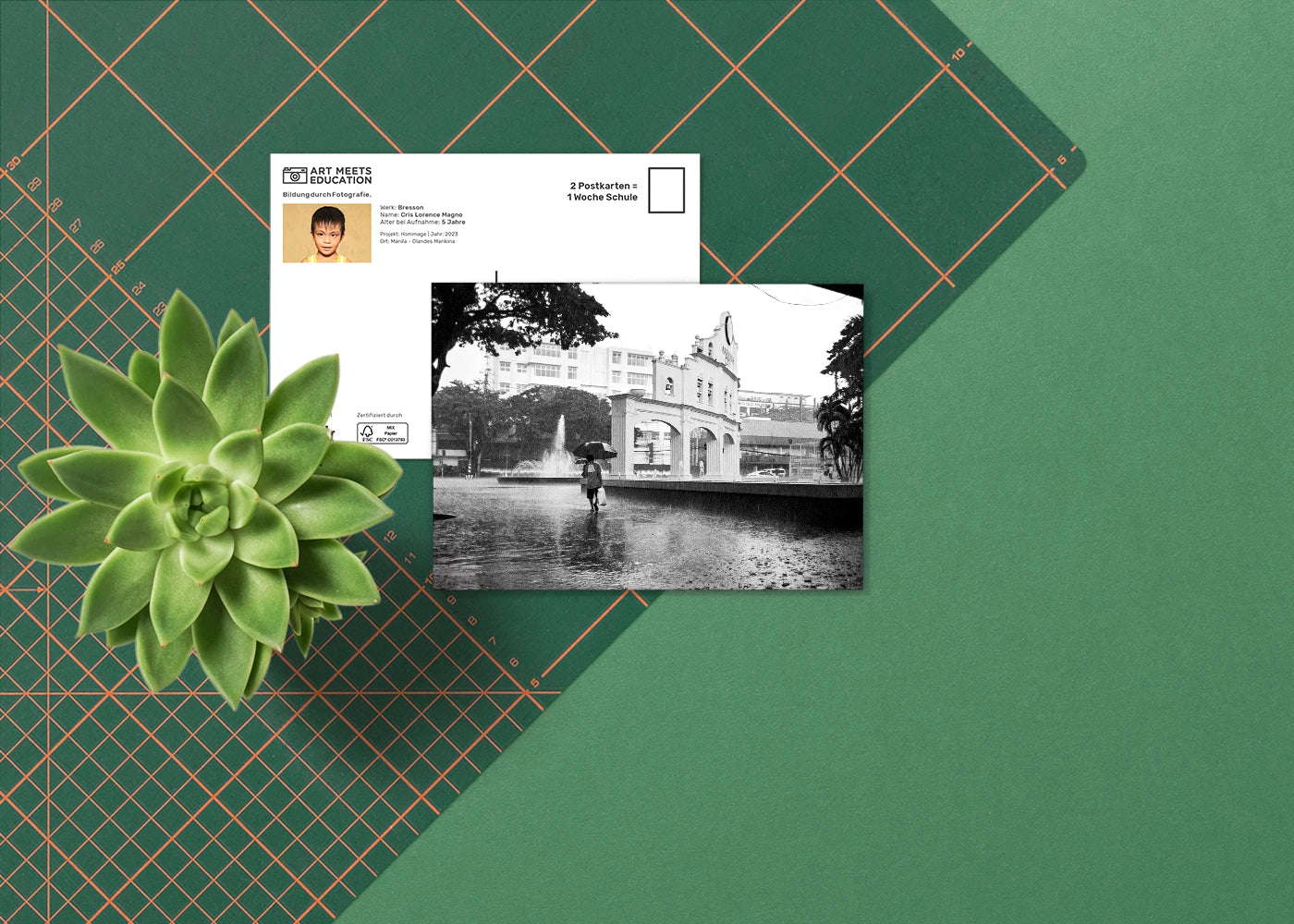 Cris Lorence Magno - Bresson - Print postcard - Hommage