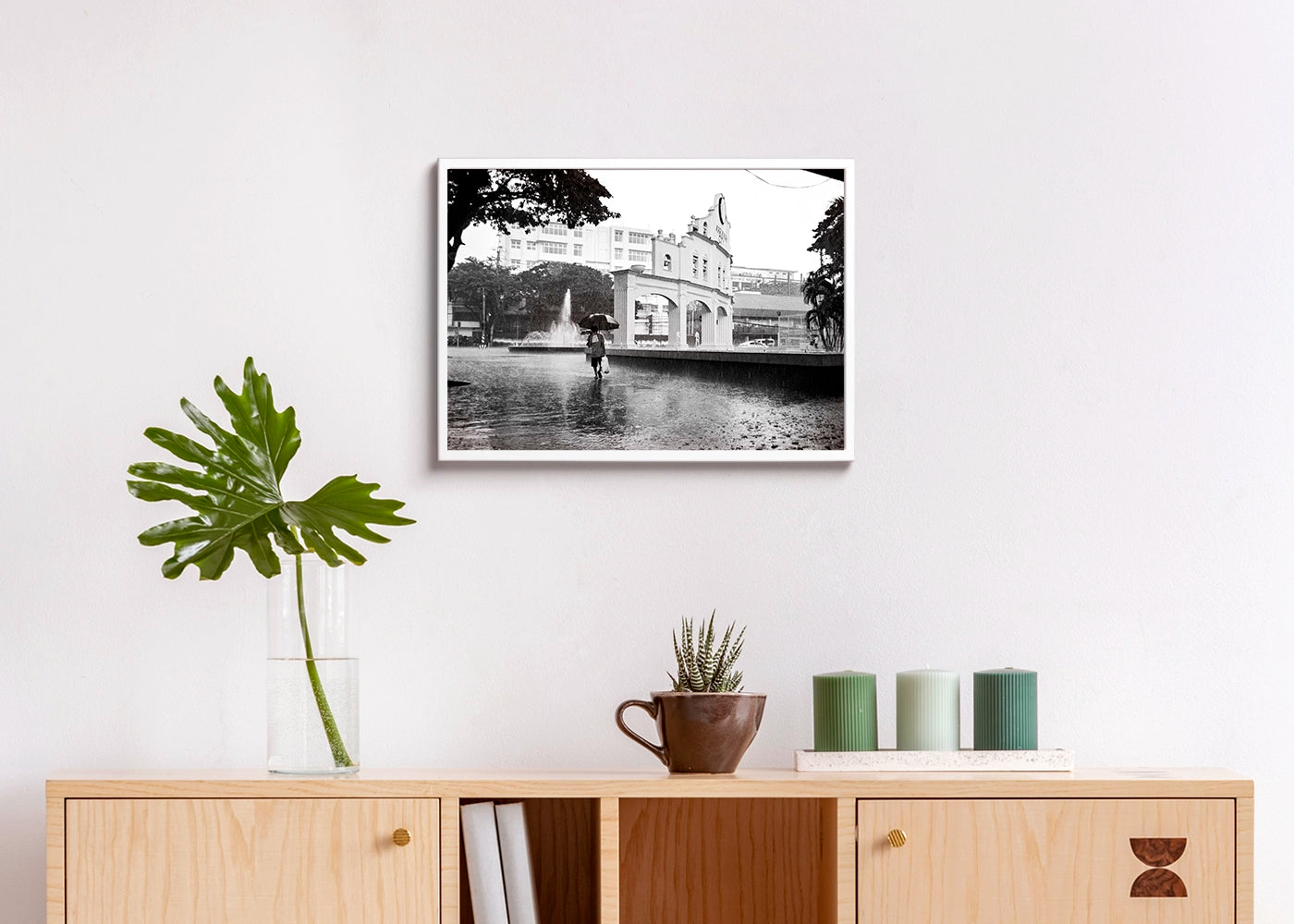 Cris Lorence Magno - Bresson - Print poster DinA3 in white frame - Hommage