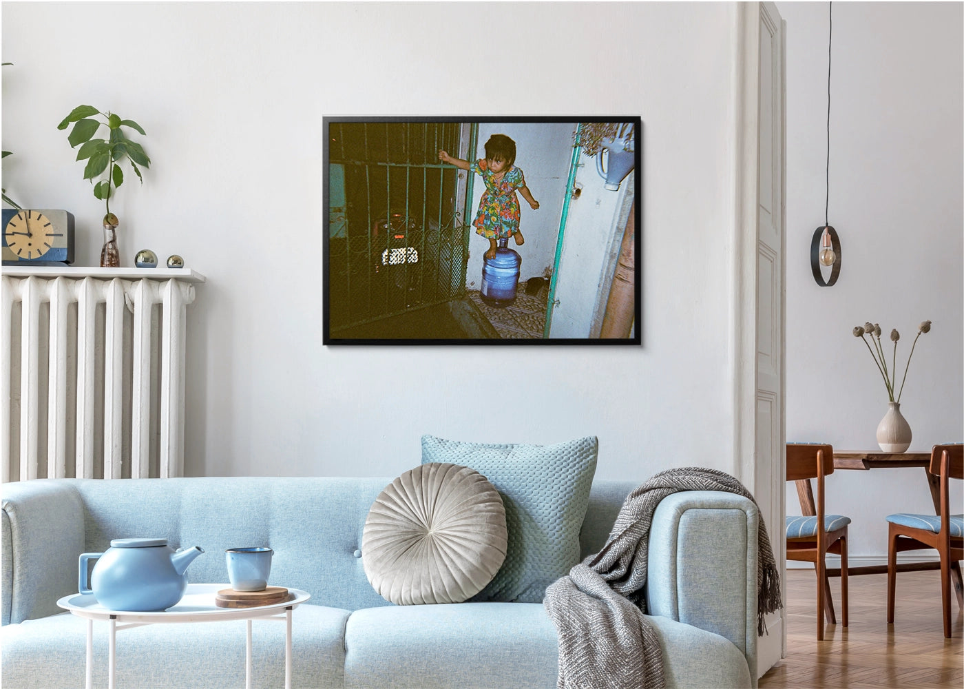 Julius Merculesio - Balance - print original in black frame - Project See What I See