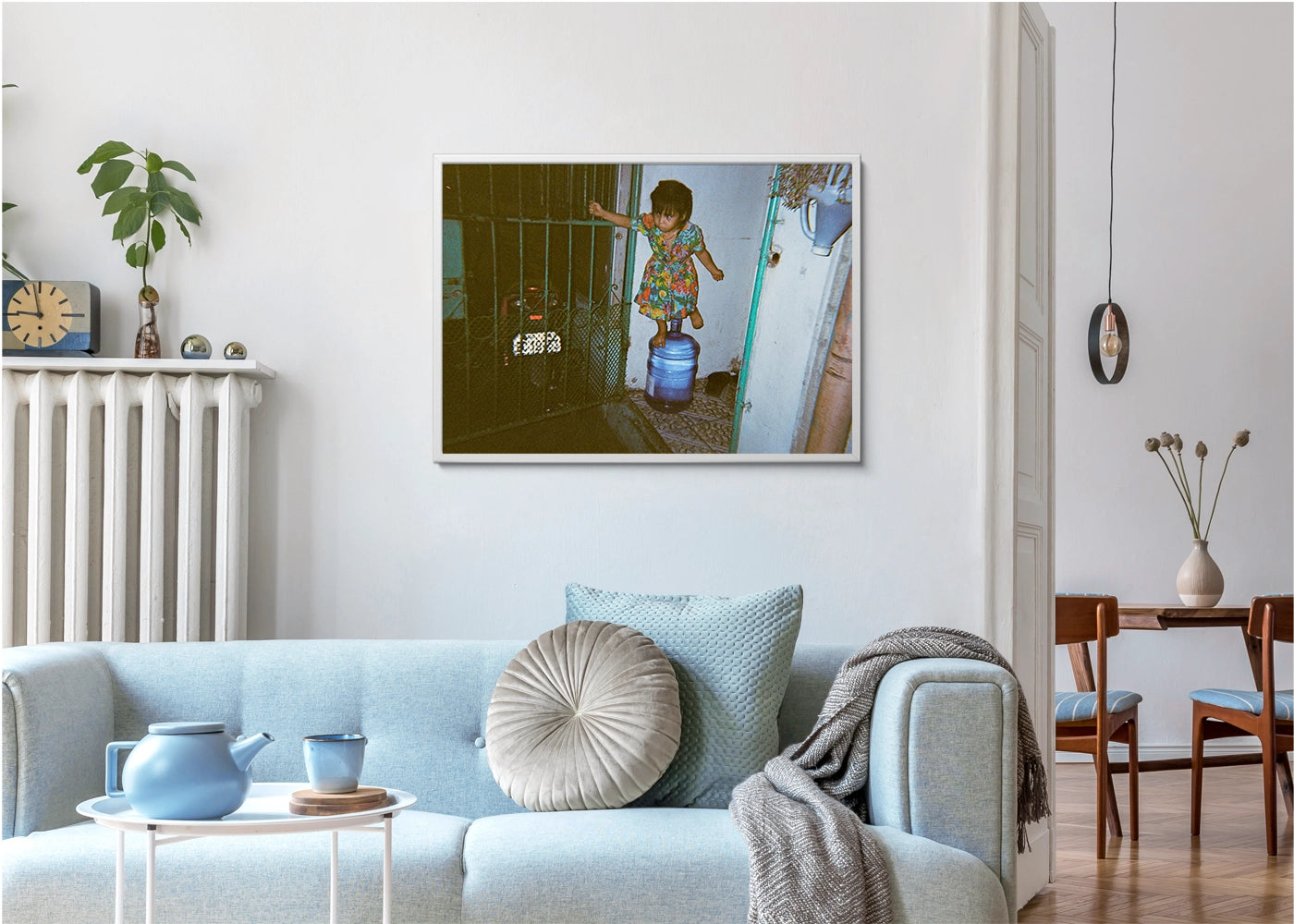 Julius Merculesio - Balance  - Print original in white frame - Project See What I See