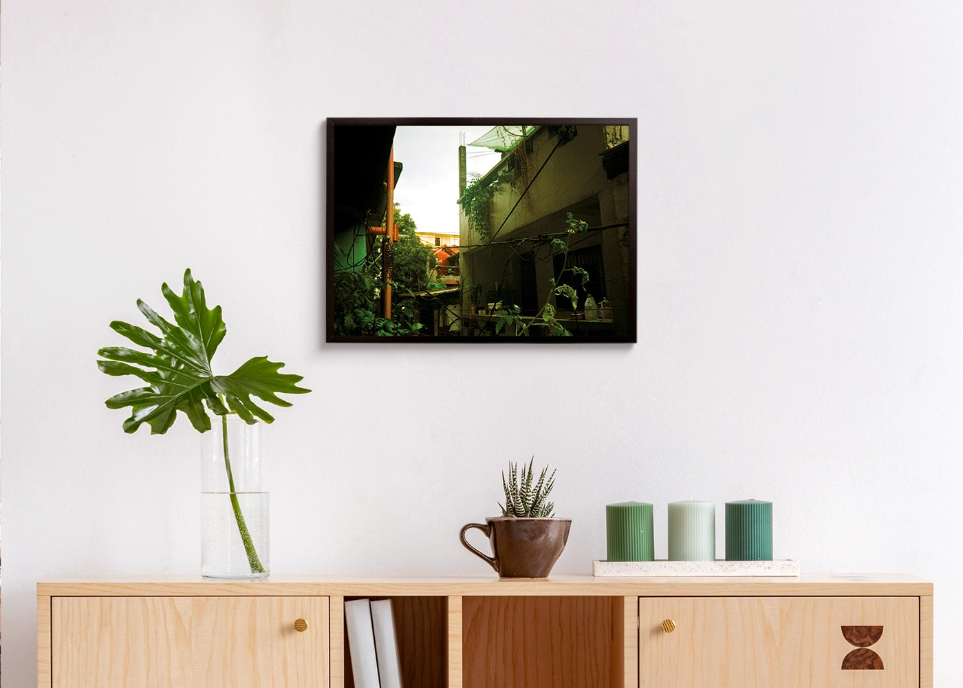 Angelica A. Uy - Jungle View - Print poster DIN A3 - black frame - Project Homes