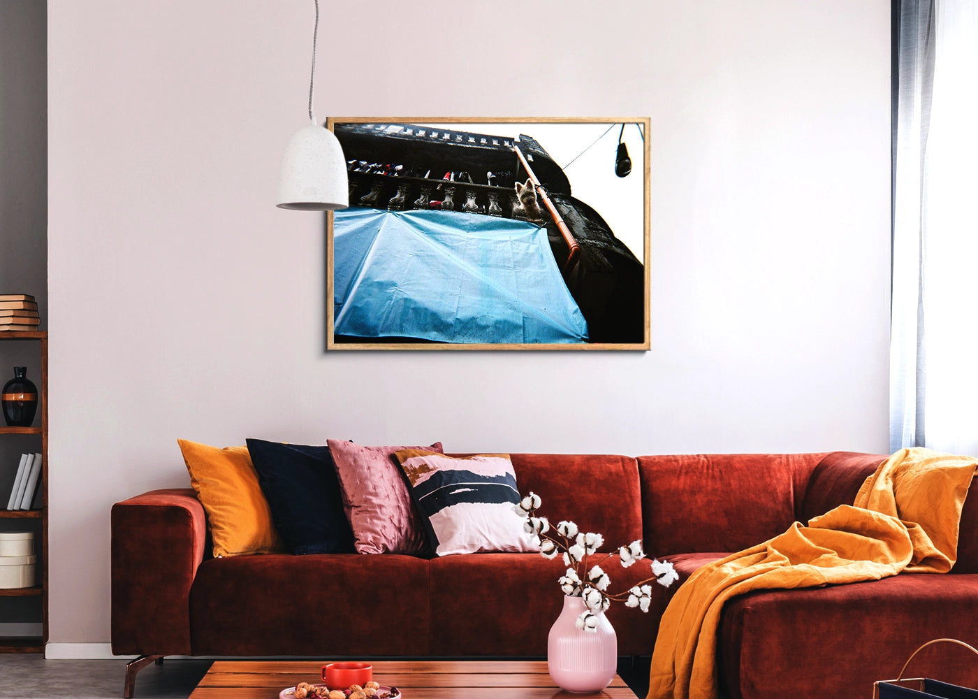 Neil Jacob Billones - Top Down - Print original in oak frame - Project See What I See