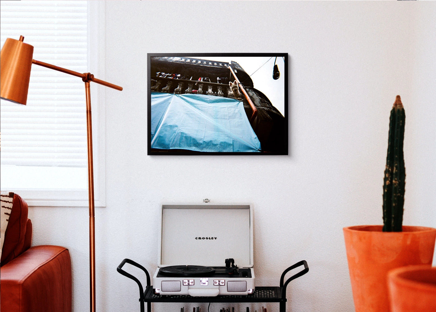 Neil Jacob Billones - Top Down - Print poster DinA3 in black frame - Project See What I See