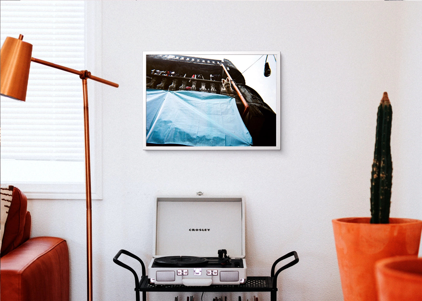 Neil Jacob Billones - Top Down - Print poster DinA3 in white frame - Project See What I See