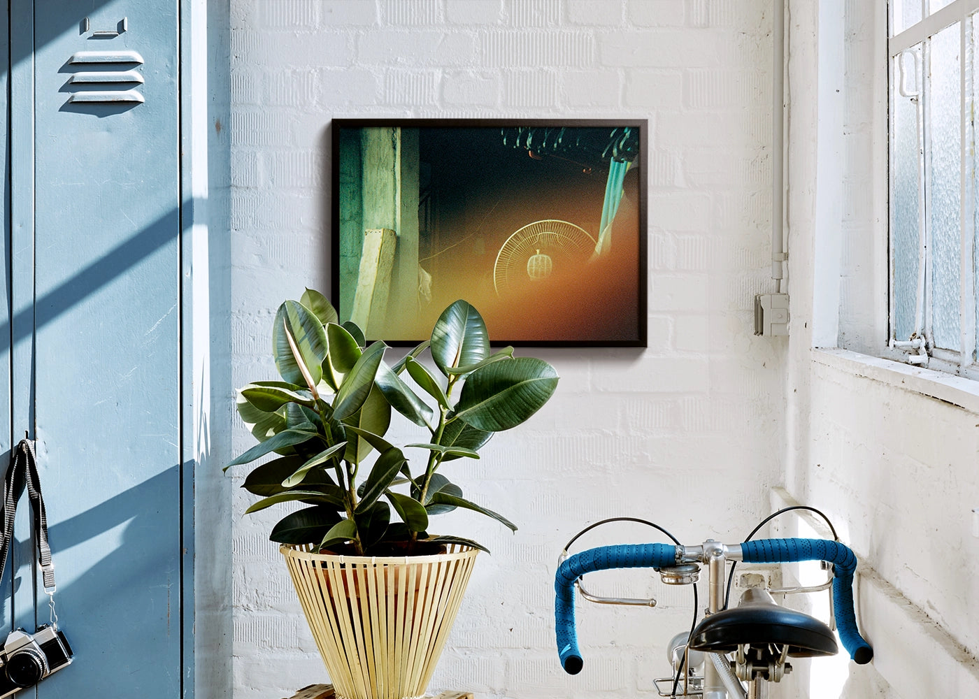 Angelica A. Uy - Open Doors - Print poster DIN A3 - black frame - Project Homes