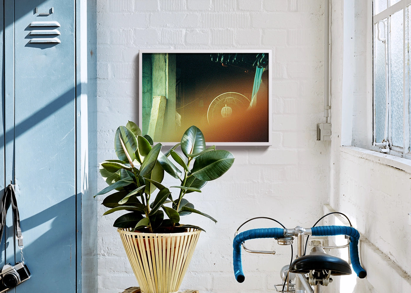 Angelica A. Uy - Open Doors - Print poster DinA3 - white frame - Project Homes