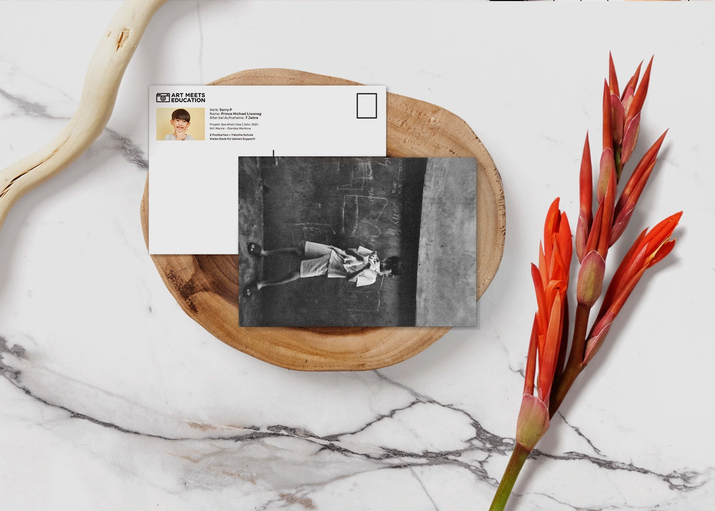 Prince Michael Liwanag - Sorry P - Print postcard DinA6 - Project See What I See