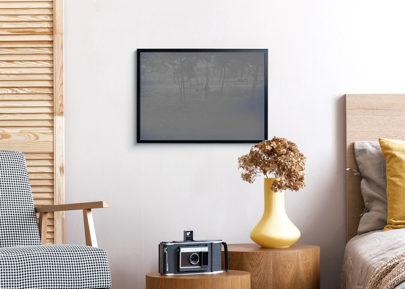 Arkin Lexi B. Vipinoso - Walking Through The Forest - Print Poster DinA3 frame black - Project Street Photography