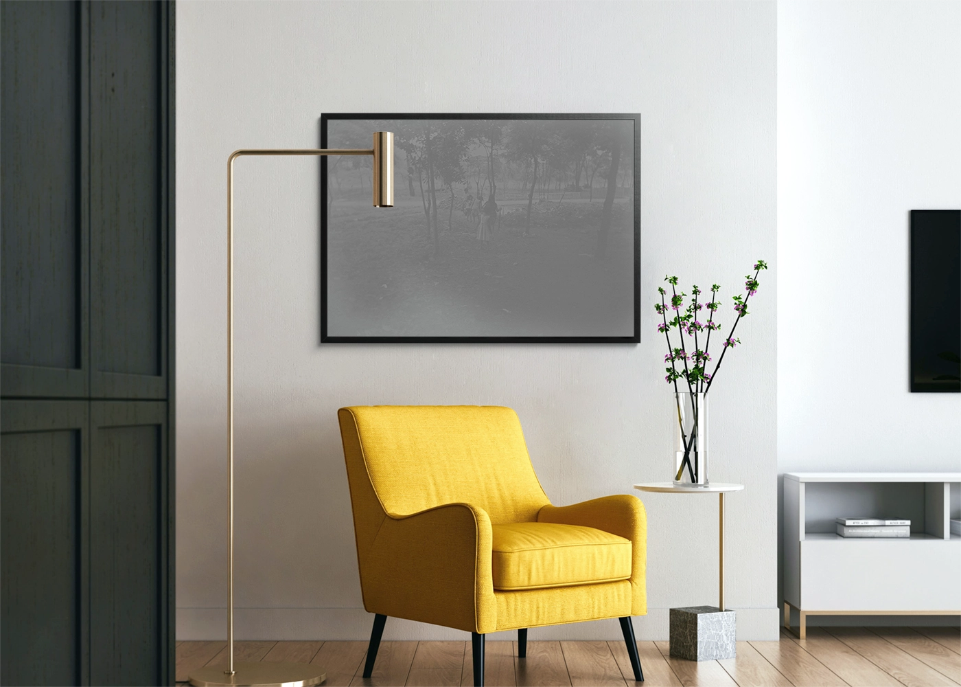 Arkin Lexi B. Vipinoso - Walking Through The Forest - Print Original Black - Project Street Photography