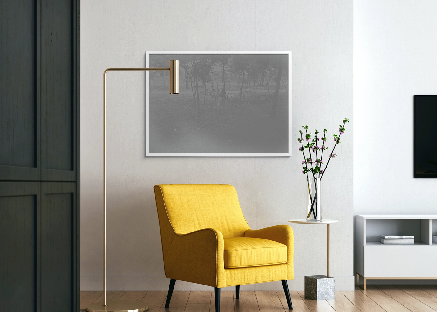 Arkin Lexi B. Vipinoso - Walking Through The Forest - Print Original White - Project Street Photography