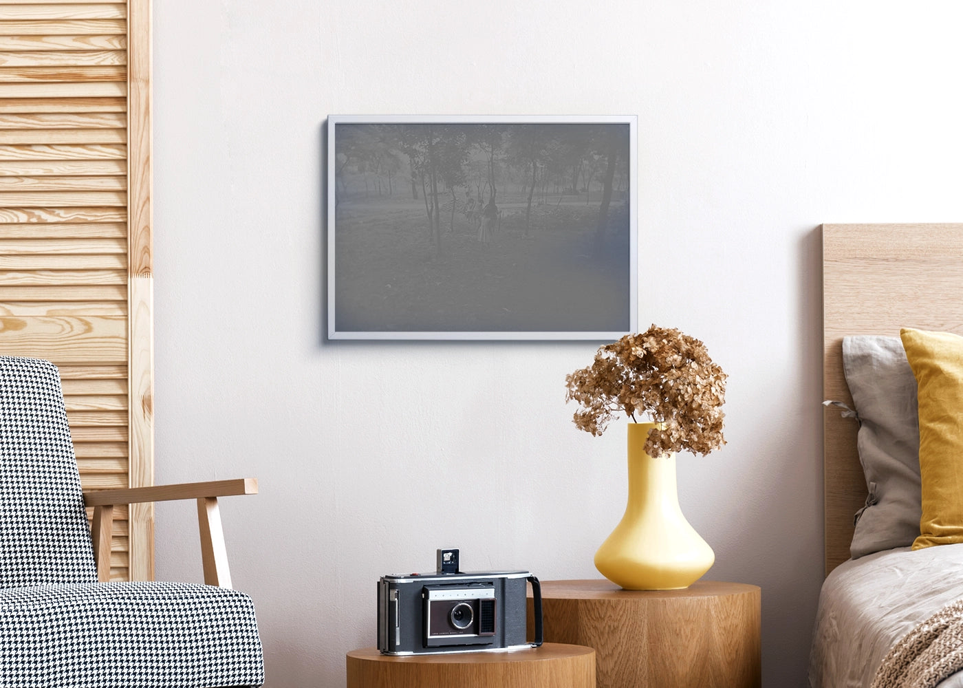 Arkin Lexi B. Vipinoso - Walking Through The Forest - Print Poster DinA3 frame white- Project Street Photography