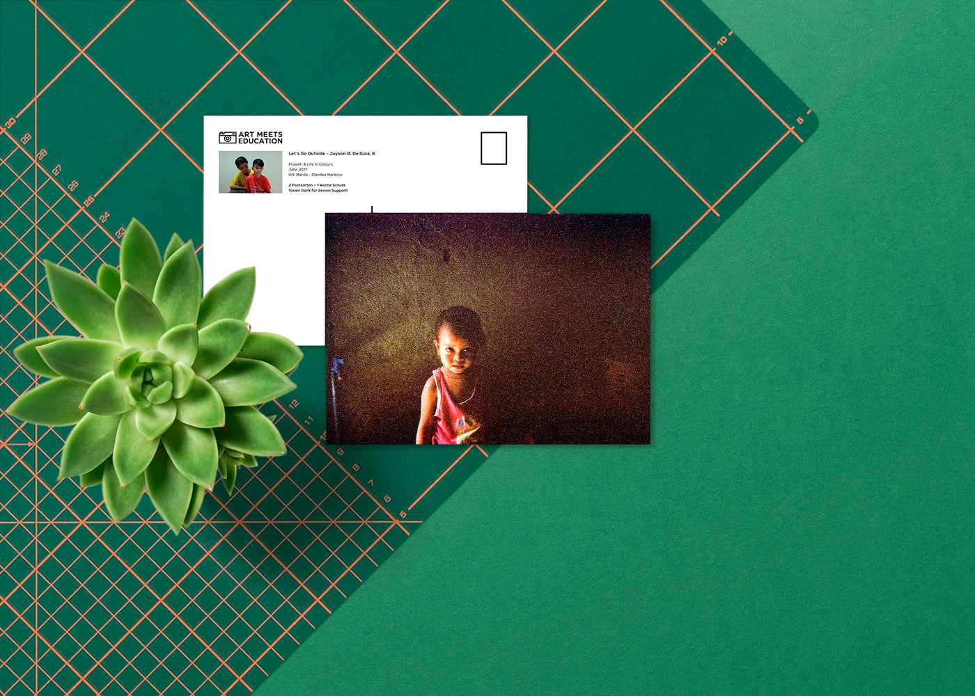 Jayson B. De Guia - Let's Go Outside - Print Postcard - Project A Life In Colours