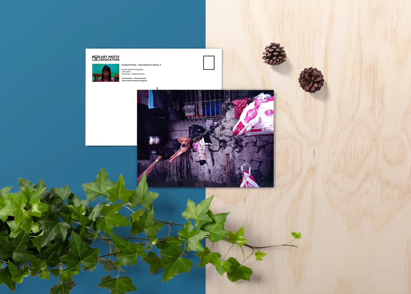 Jhyn Cedric K. Cortez - My Best Friend - Print Postcard - Project Street Photography