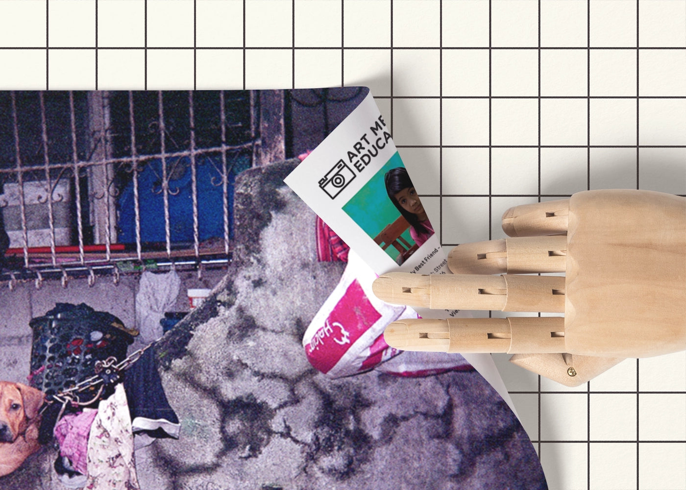 Jhyn Cedric K. Cortez - My Best Friend - Print Poster DinA3 Detail - Project Street Photography