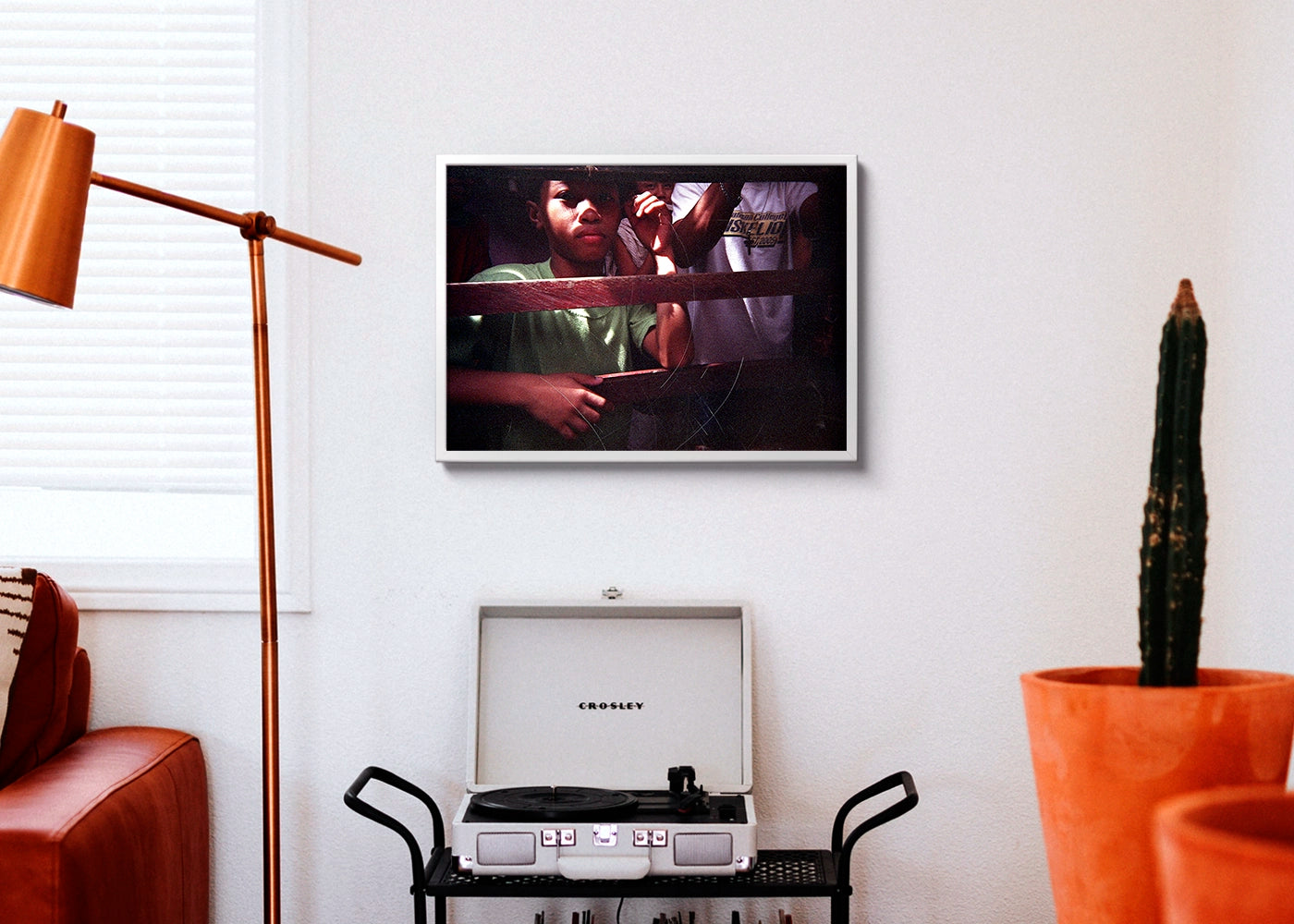 John Wesley C. Viloria - Waiting - Print Poster DinA3 frame white- Project Street Photography