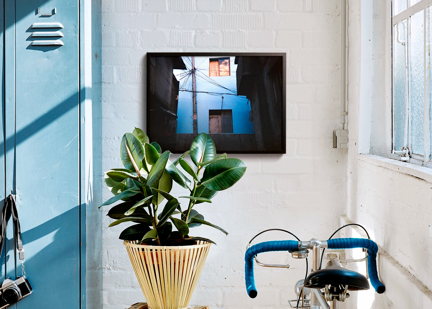 Mary Denise Negra Pilapil - Clouds in the-window - Print Poster DinA3 frame black- Project Hidden Places