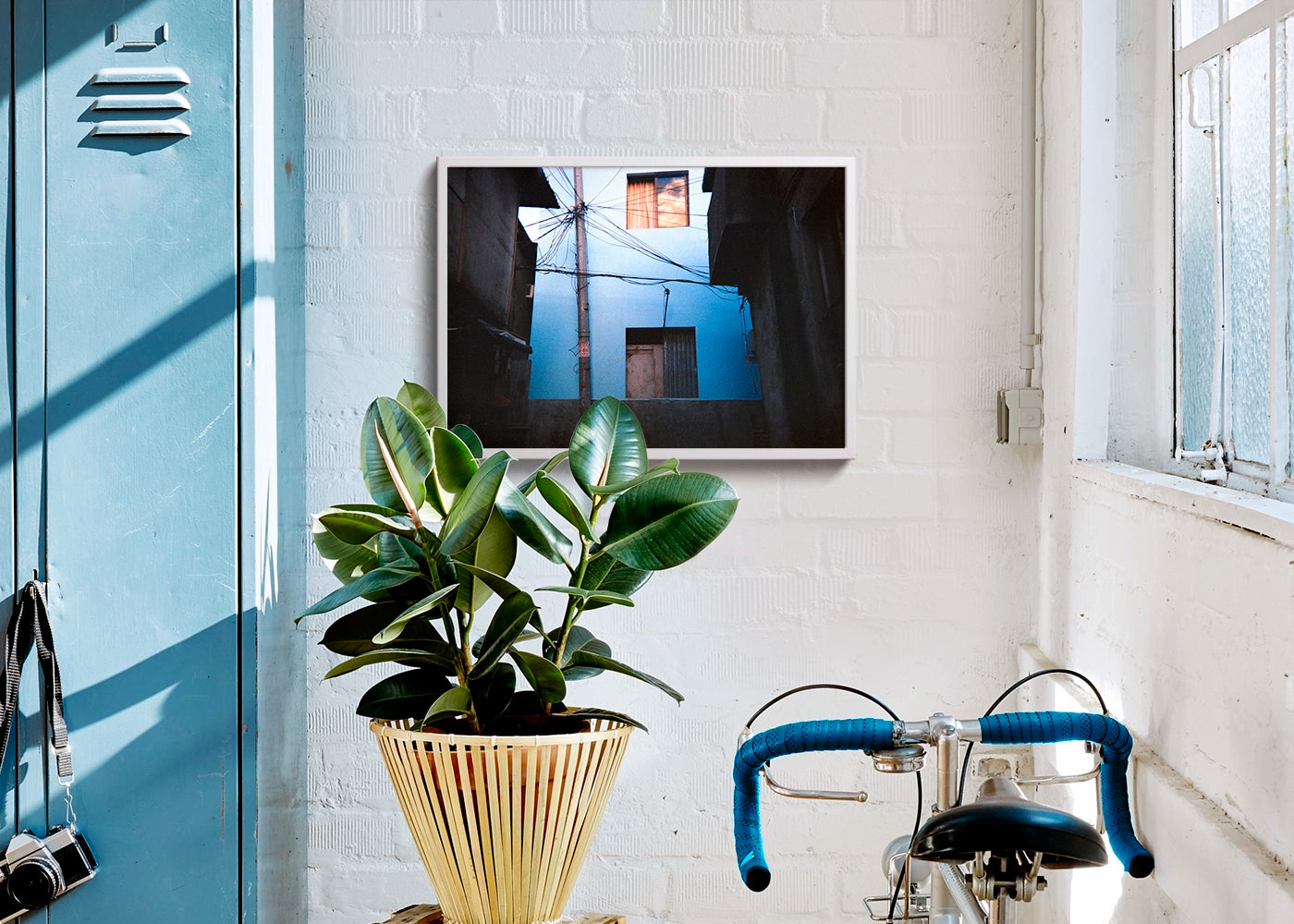 Mary Denise Negra Pilapil - Clouds in the-window - Print Poster DinA3 frame white - Project Hidden Places