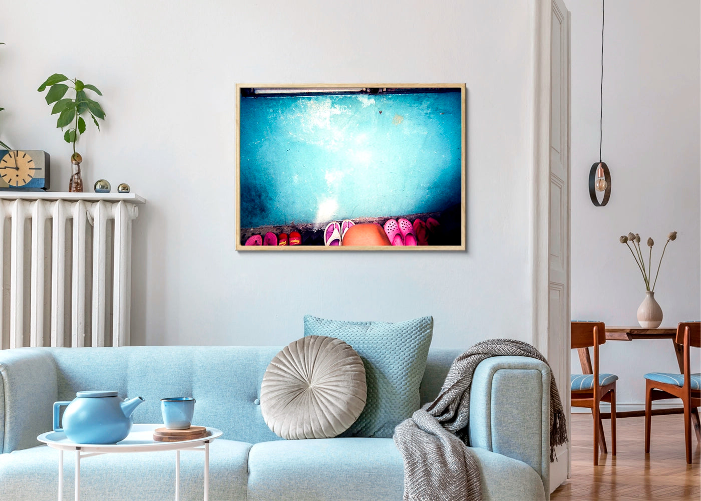 Rhojan Jay P. Cortez - Blue Pink - Print Original oak - Project A Life In Colours