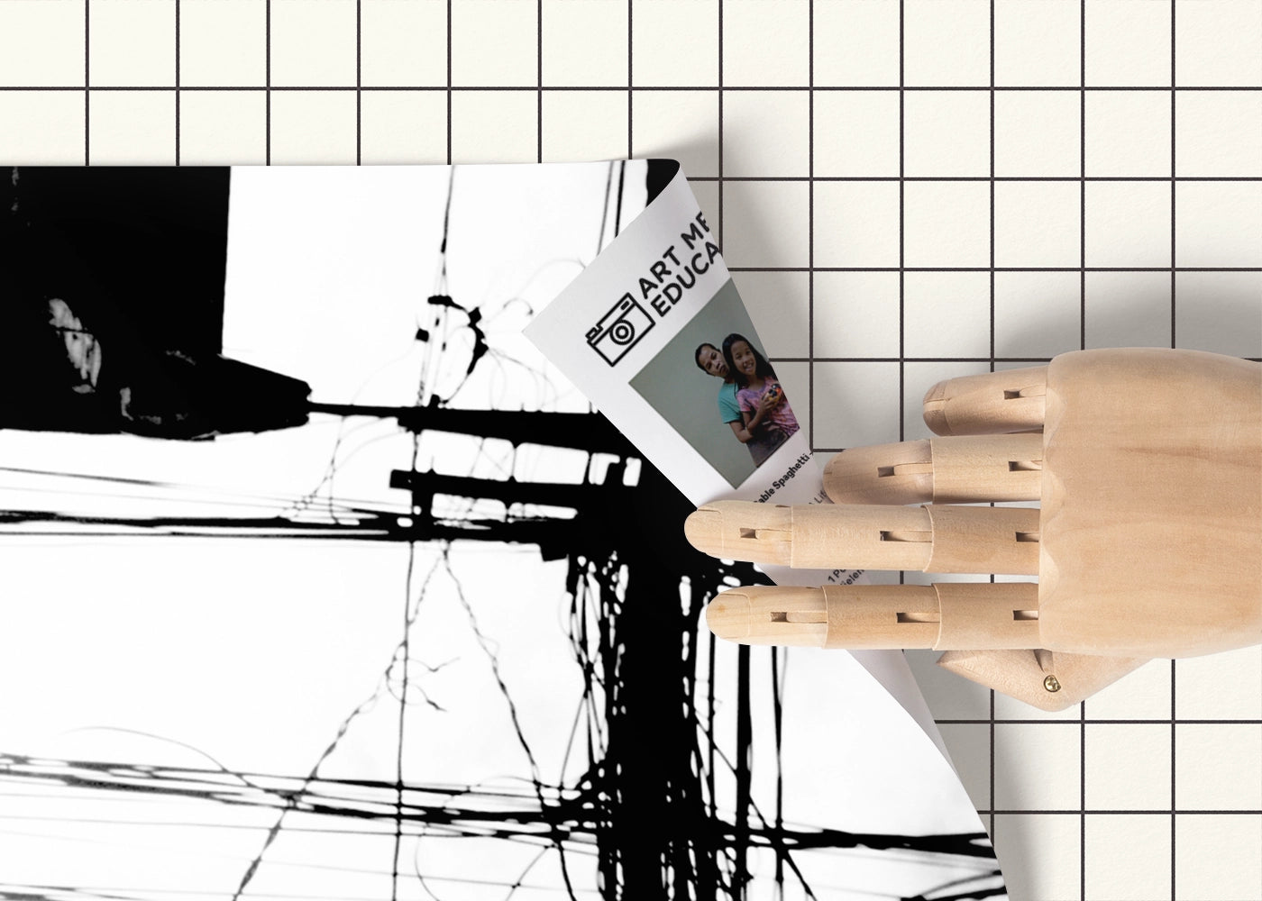 Rhojan Jay P. Cortez - Cable Spaghetti - Print Poster DinA3 Detail - Project A Life In Colours