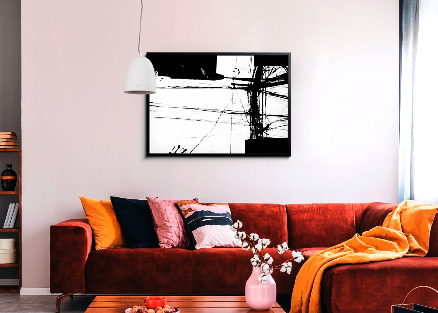 Rhojan Jay P. Cortez - Cable Spaghetti - Print Original Black - Project A Life In Colours