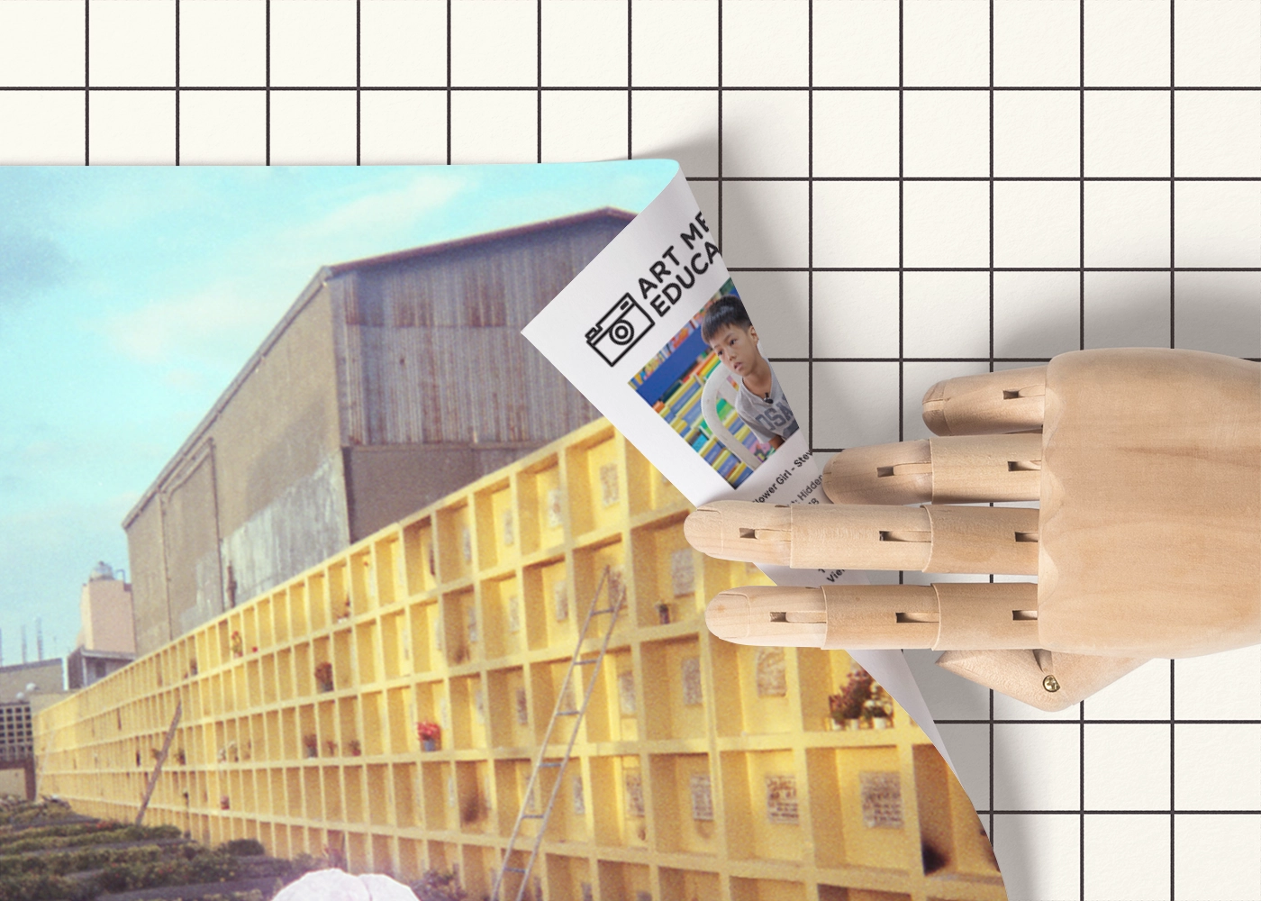 Steven Paner - Flower Girl - Print Poster DinA3 Detail - Project Hidden Places