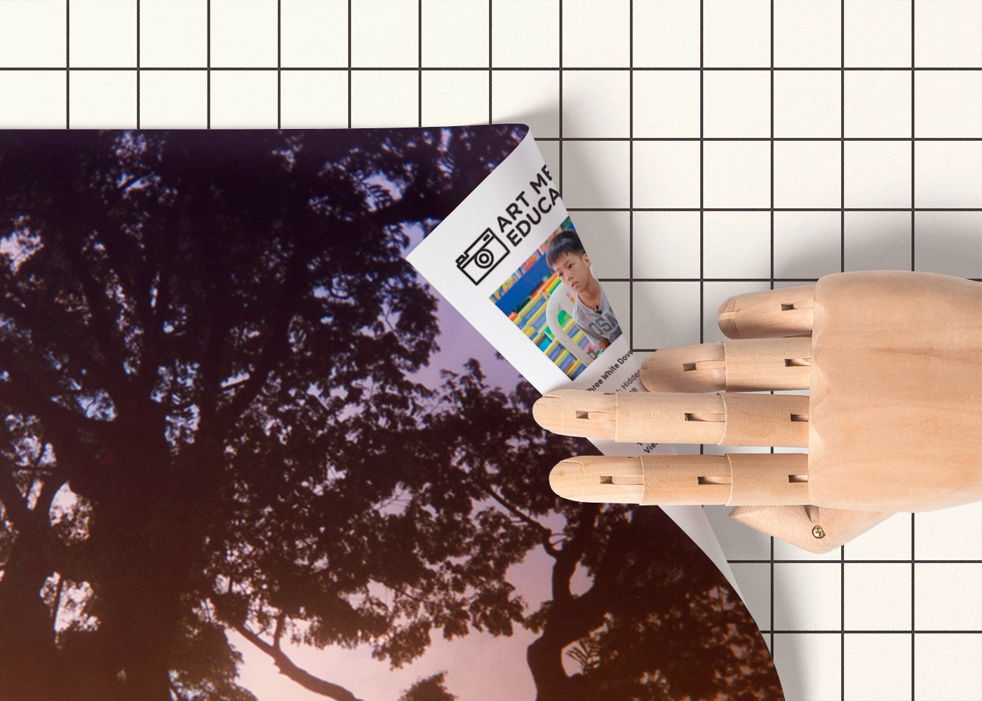 Steven Paner - Three White Doves - Print Poster DinA3 Detail - Project Hidden Places