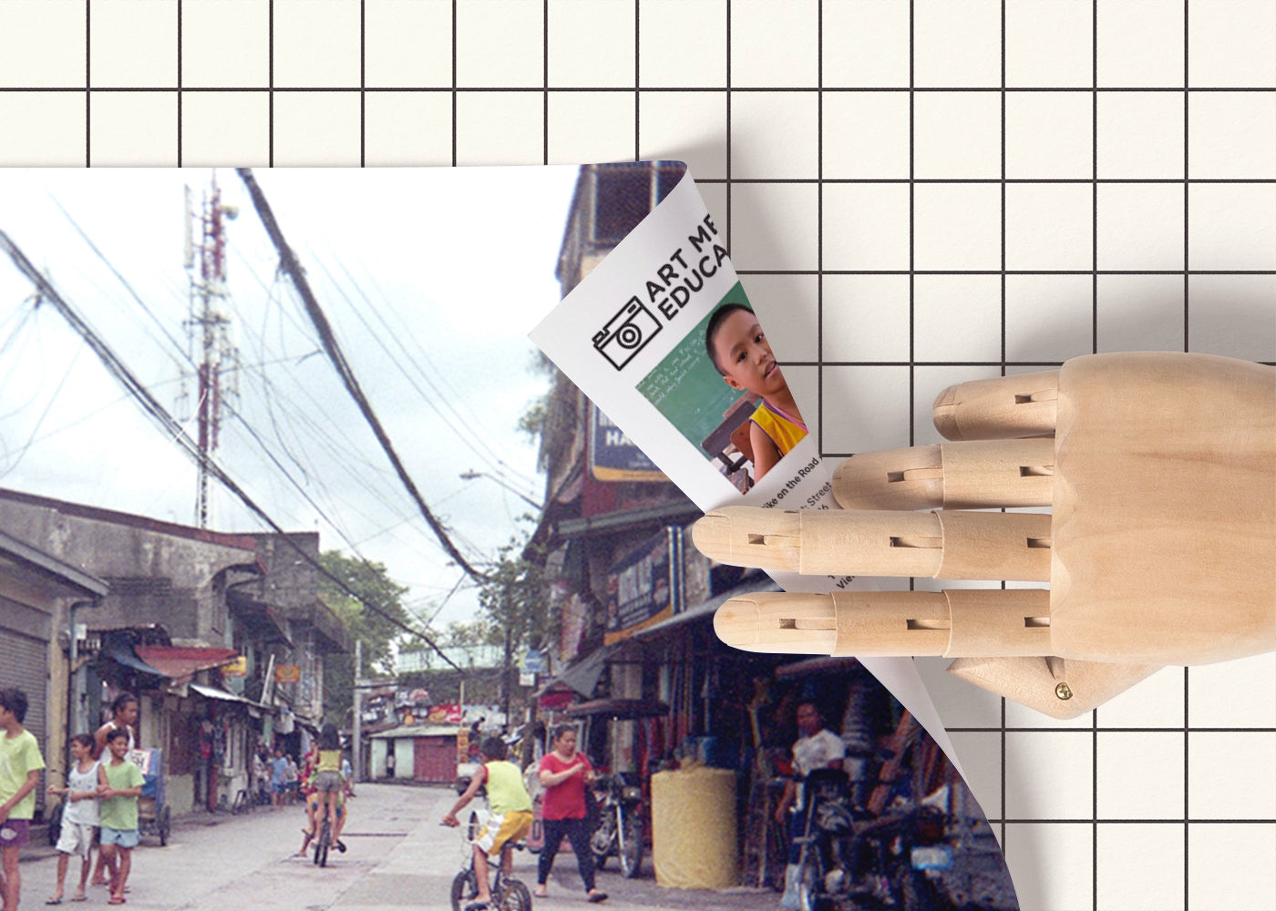 Terienz Adrien A. Rivas - Bike On The Road - Print Poster DinA3 Detail - Projekt Street Photography