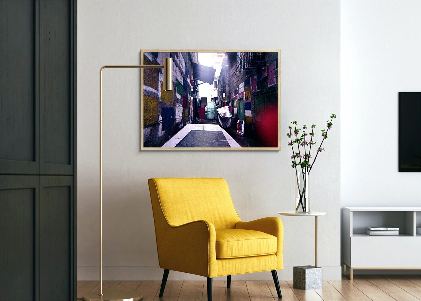 Terienz Adrien A. Rivas - Colored Walls - Print Original Oak - Project Street Photography