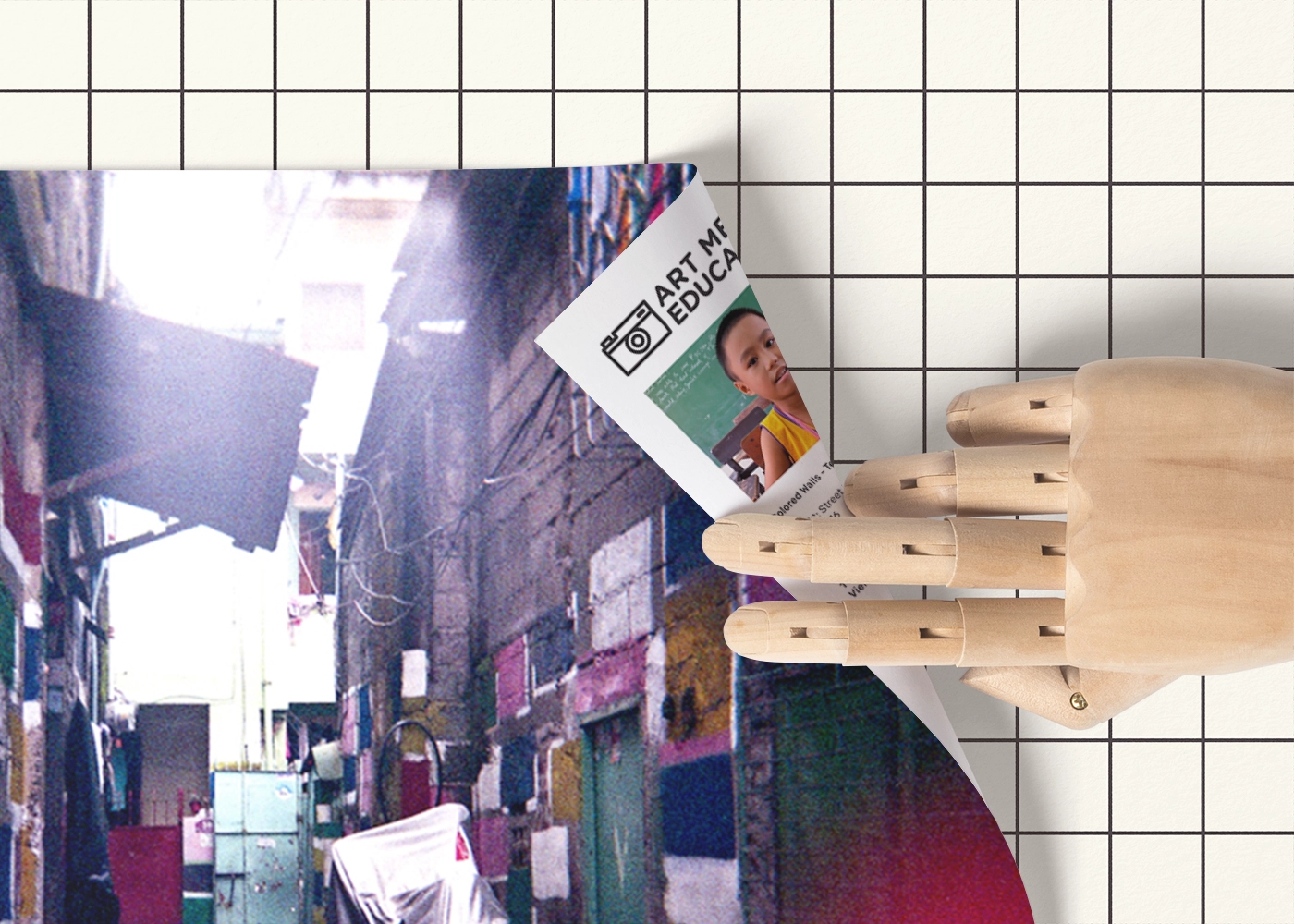 Terienz Adrien A. Rivas - Colored Walls - Print Poster DinA3 Detail - Project Street Photography