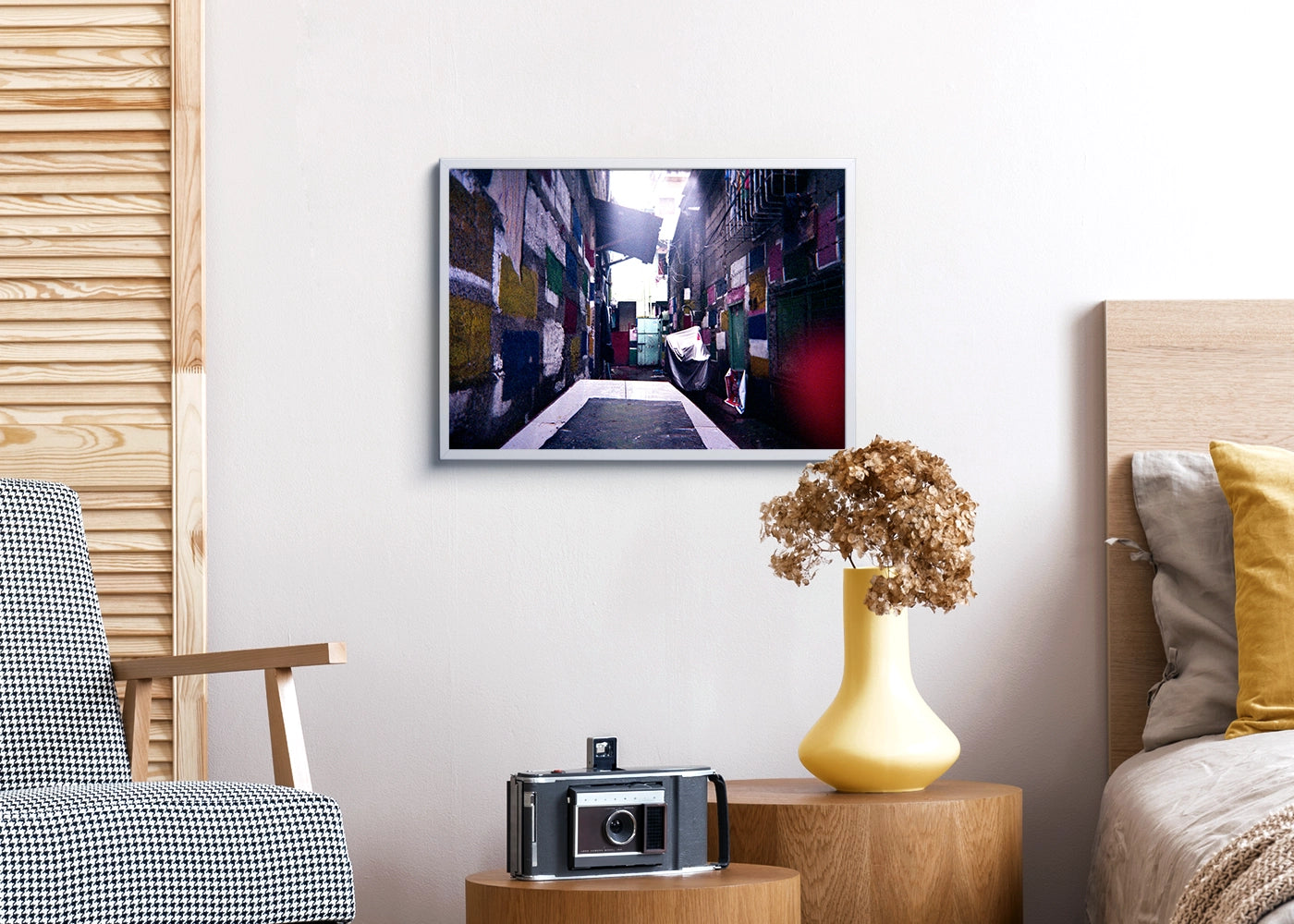 Terienz Adrien A. Rivas - Colored Walls - Print Poster DinA3 frame white - Project Street Photography