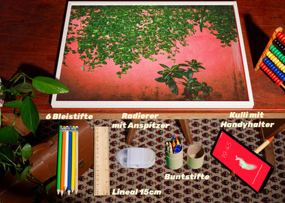 Poster A2 im Rahmen + Schulstarterset - 3 Wochen Schule