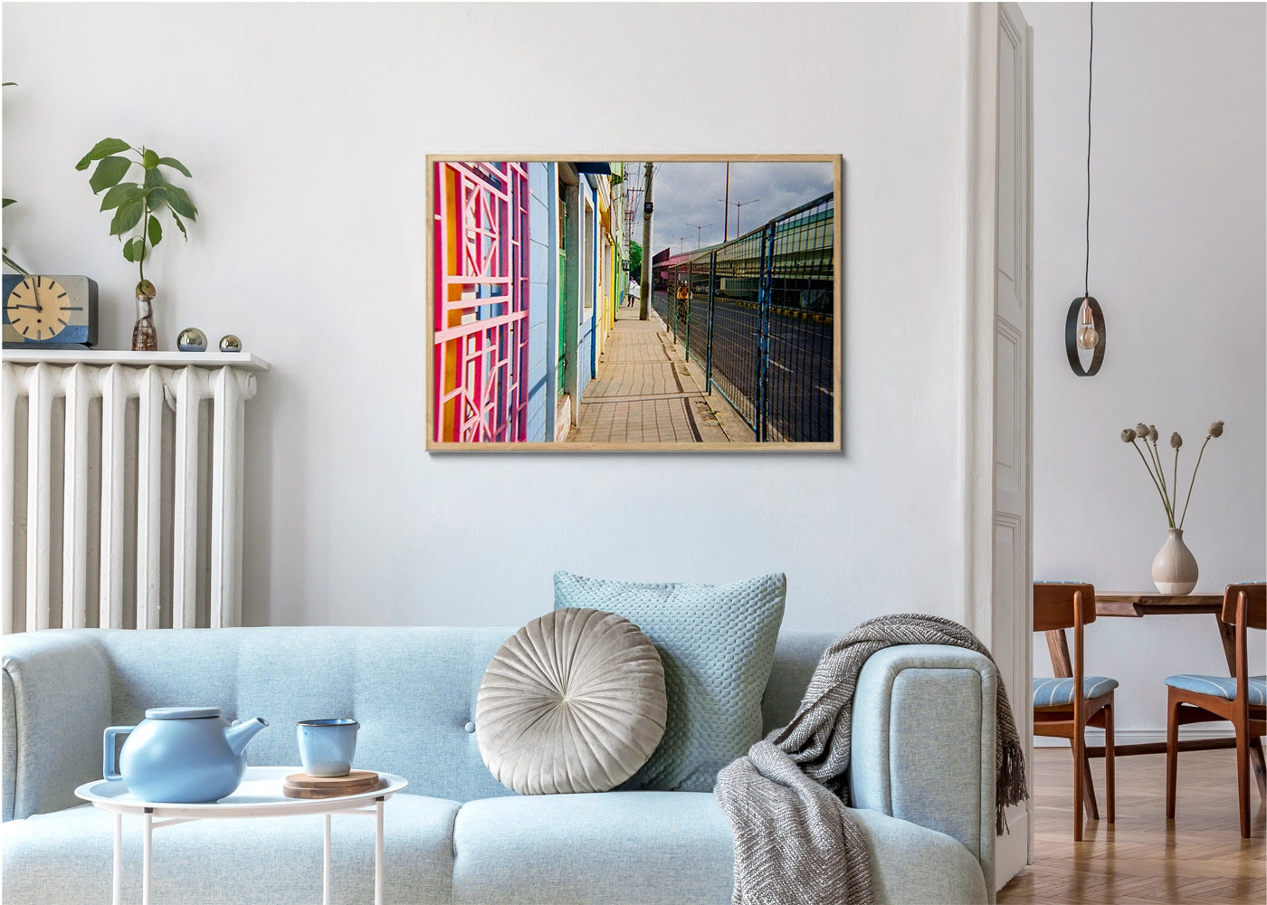 Janiel Lyndro Gillado - Colored Doorway  - Print original oak frame - Project See What I See