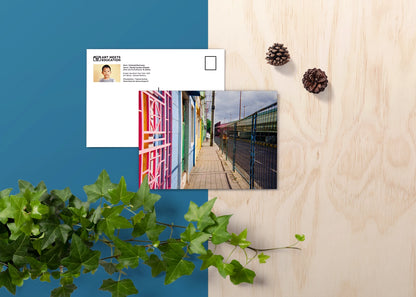 Janiel Lyndro Gillado - Colored Doorway - Print postcard DinA6 - Project See What I See