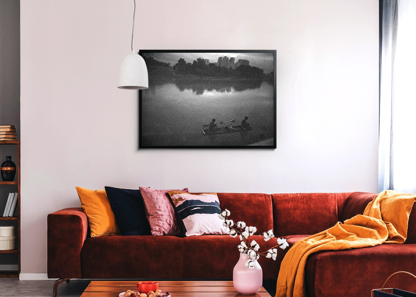 Aeron Denver Delos Reyes - Fishing In The River - Print Original Black - Project Street Photography