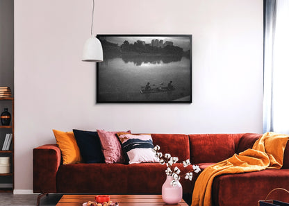Aeron Denver Delos Reyes - Fishing In The River - Print Original Black - Project Street Photography