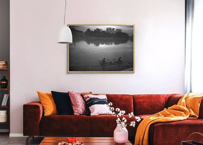 Aeron Denver Delos Reyes - Fishing In The River - Print Original Oak - Project Street Photography