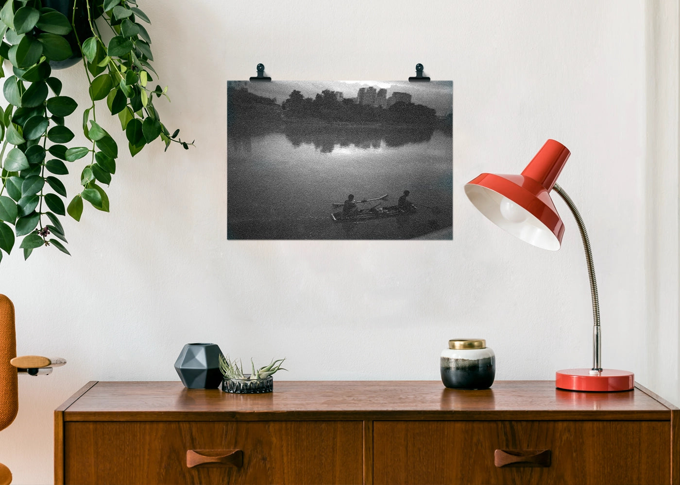 Aeron Denver Delos Reyes - Fishing In The River - Print Poster DinA3 - Project Street Photography