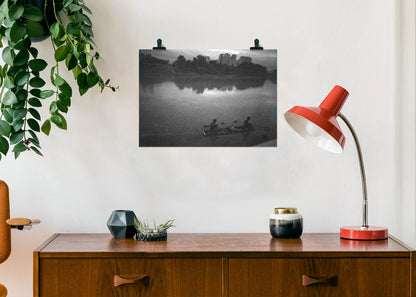 Aeron Denver Delos Reyes - Fishing In The River - Print Poster DinA3 - Project Street Photography