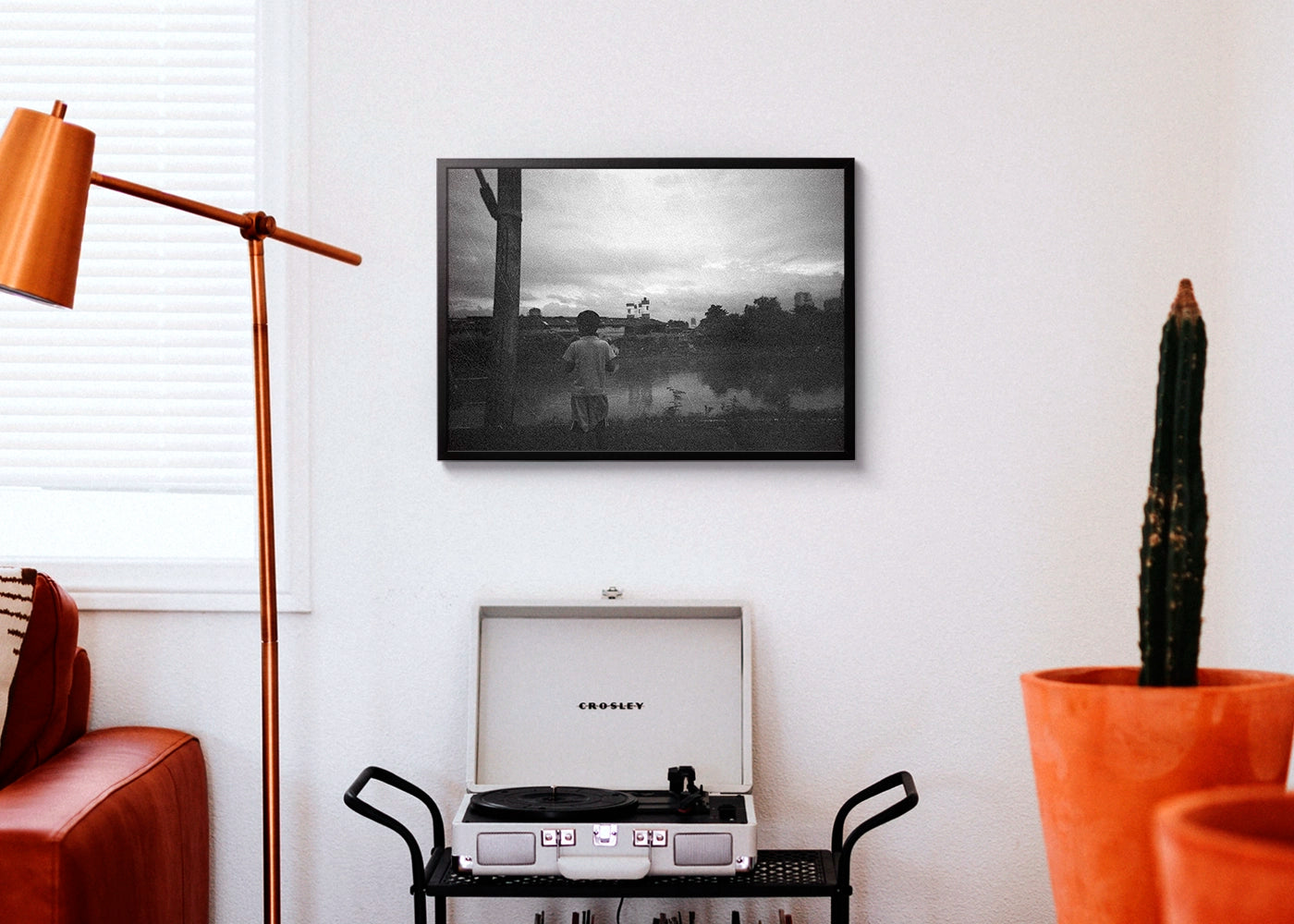 Aeron Denver Delos Reyes - My River - Print Poster DinA3 frame black - Projekt Street Photography