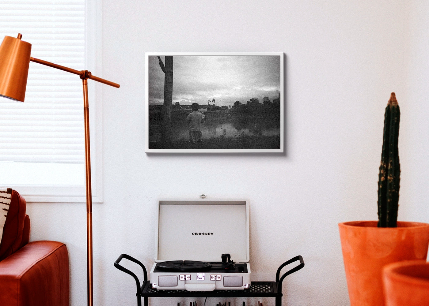 Aeron Denver Delos Reyes - My River - Print Poster DinA3 frame white- Projekt Street Photography