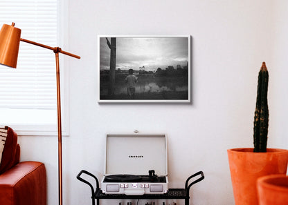 Aeron Denver Delos Reyes - My River - Print Poster DinA3 frame white- Projekt Street Photography