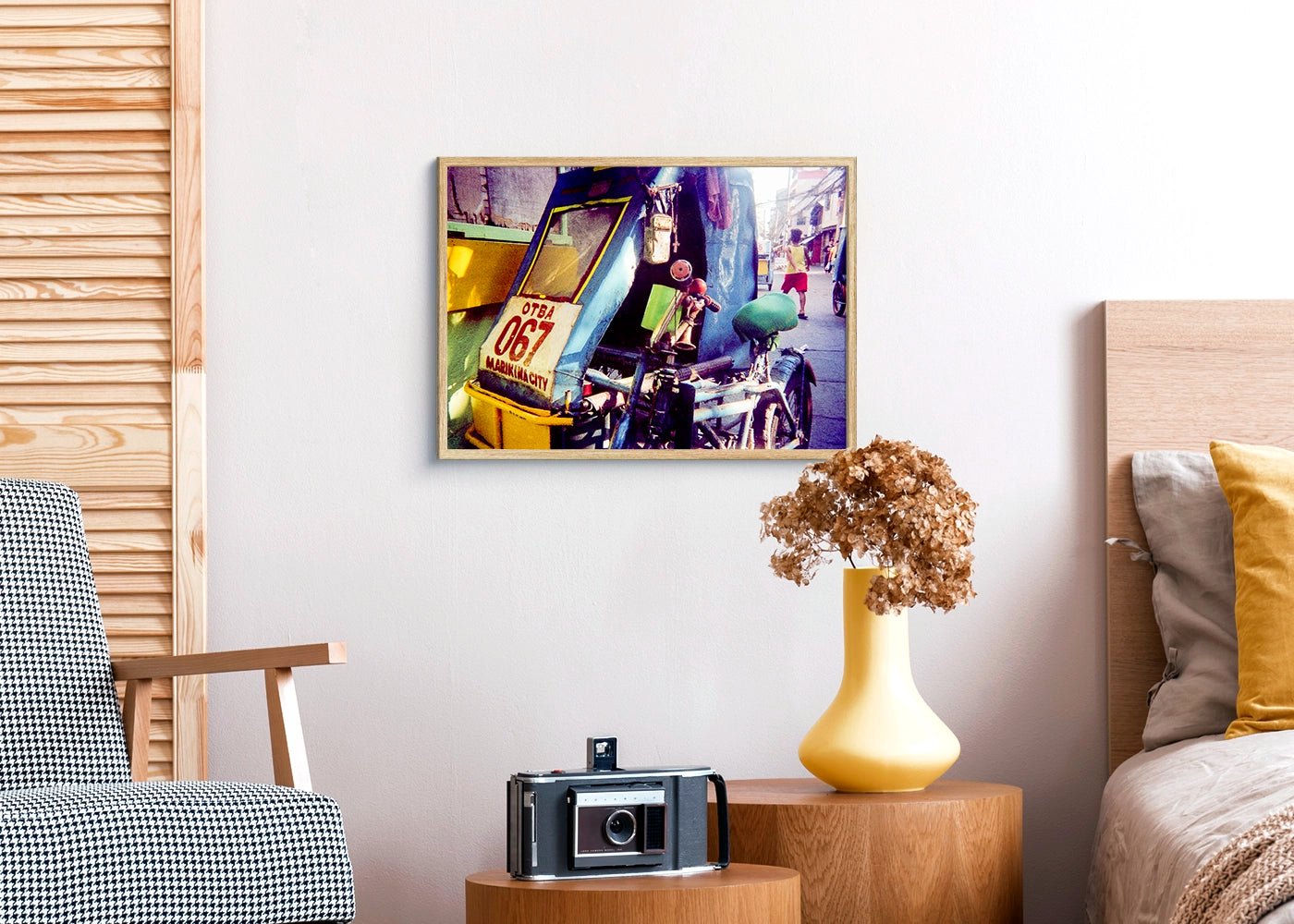 Angelica Abrigo Uy - Marikina City - Print Poster DinA3 frame oak - Project Hidden Places